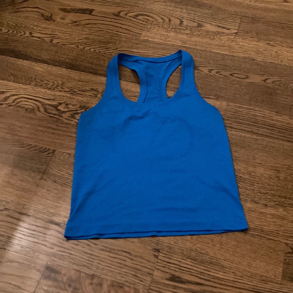 Poolside blue lululemon tank top size 4